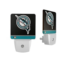 Miami Marlins Stripe Design Nightlight 2-Pack