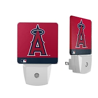 Los Angeles Angels Primary Logo Stripe Design Nightlight 2-Pack