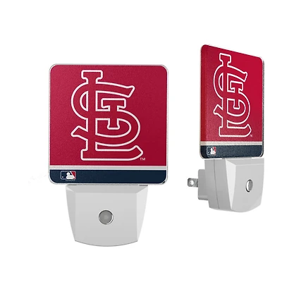 St. Louis Cardinals Stripe Design Nightlight 2-Pack