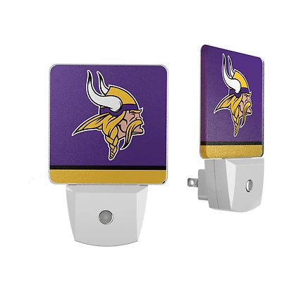 Minnesota Vikings Stripe Design Nightlight 2-Pack