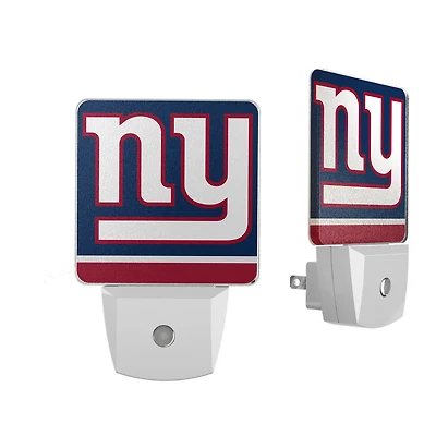 New York Giants Stripe Design Nightlight 2-Pack