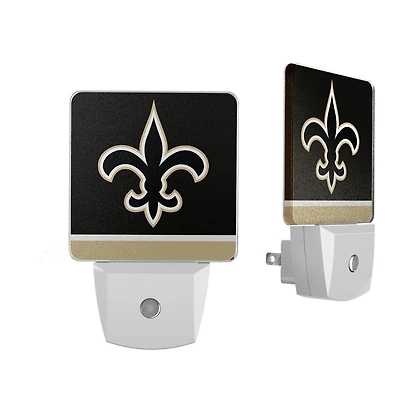 New Orleans Saints Stripe Design Nightlight 2-Pack