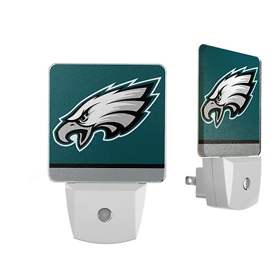 Philadelphia Eagles Stripe Design Nightlight 2-Pack
