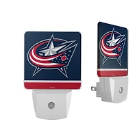 Columbus Blue Jackets Stripe Design Nightlight 2-Pack