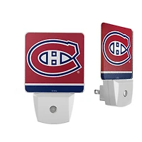 Montreal Canadiens Stripe Design Nightlight 2-Pack