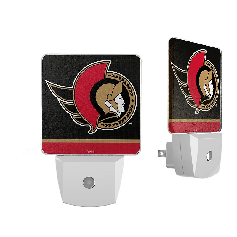 Ottawa Senators Stripe Design Nightlight 2-Pack
