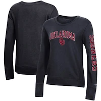 Women's Champion Black Oklahoma Sooners University 2.0 Fleece Sweatshirt