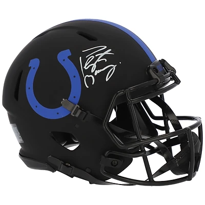 Peyton Manning Indianapolis Colts Autographed Riddell Eclipse Alternate Speed Authentic Helmet