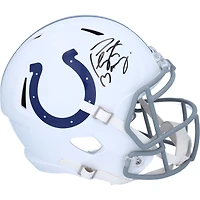 Peyton Manning Indianapolis Colts Autographed Riddell 2020 Speed Replica Helmet