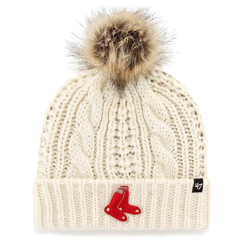 Women's '47 White Boston Red Sox Meeko Knit Hat