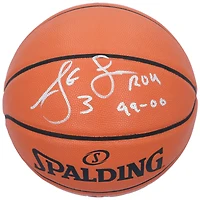 Steve Francis Houston Rockets Autographed Spalding Indoor/Outdoor Basketball with "ROY 00" Inscription