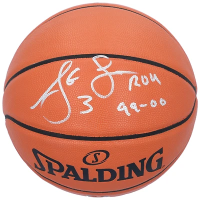 Steve Francis Houston Rockets Autographed Spalding Indoor/Outdoor Basketball with "ROY 00" Inscription