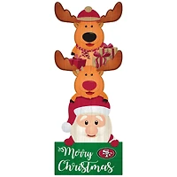 San Francisco 49ers 31'' Santa Stack Leaner