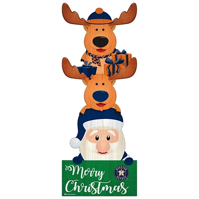 Houston Astros 31'' Santa Stack Leaner