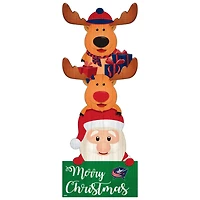 Columbus Blue Jackets 31'' Santa Stack Leaner