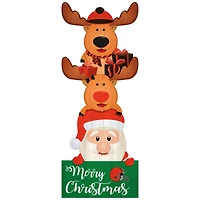 Cleveland Browns 31'' Santa Stack Leaner