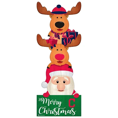 Cleveland Indians 31'' Santa Stack Leaner