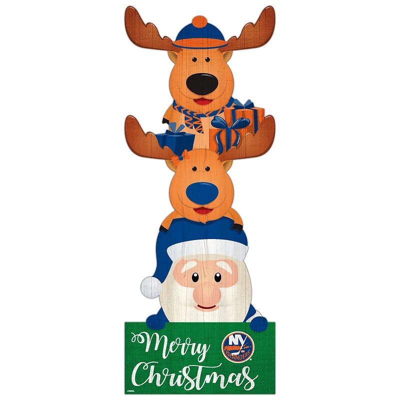 New York Islanders 31'' Santa Stack Leaner