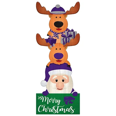 Kansas State Wildcats 31'' Santa Stack Leaner