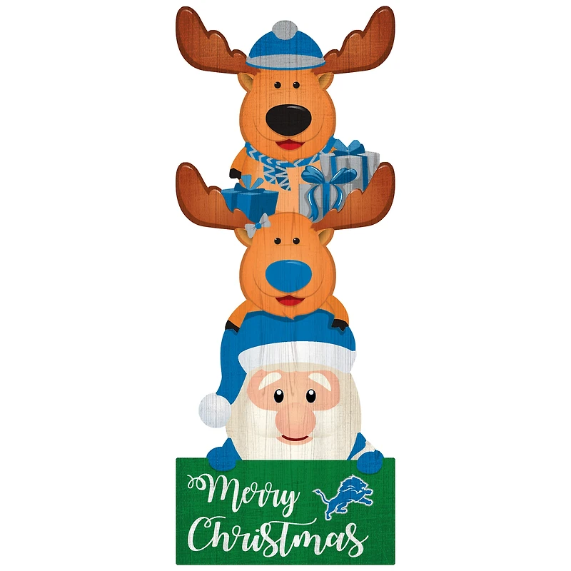 Detroit Lions 31'' Santa Stack Leaner