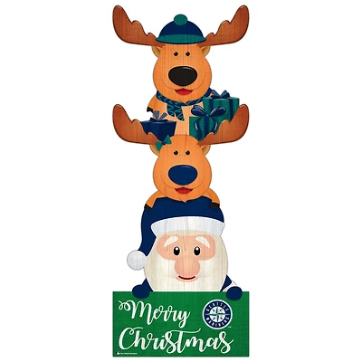 Seattle Mariners 31'' Santa Stack Leaner