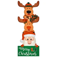 Miami Hurricanes 31'' Santa Stack Leaner