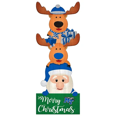 MTSU Blue Raiders 31'' Santa Stack Leaner