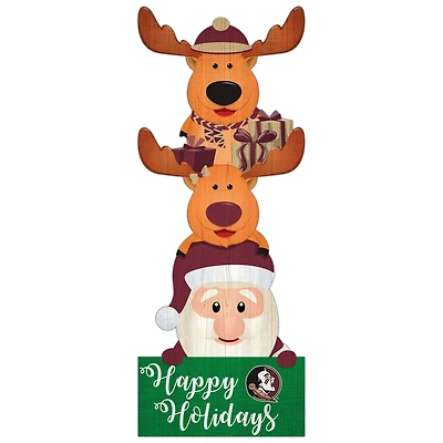 Florida State Seminoles 31'' Santa Stack Leaner