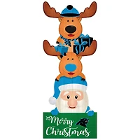 Carolina Panthers 31'' Santa Stack Leaner