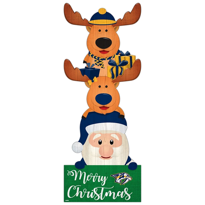 Nashville Predators 31'' Santa Stack Leaner
