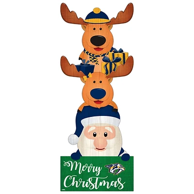 Nashville Predators 31'' Santa Stack Leaner