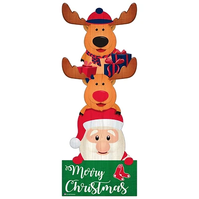 Boston Red Sox 31'' Santa Stack Leaner