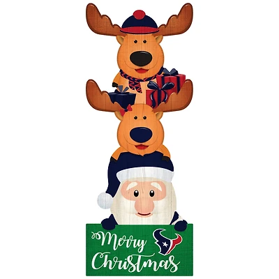Houston Texans 31'' Santa Stack Leaner