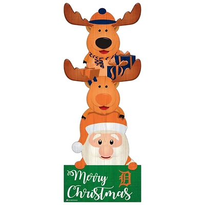 Detroit Tigers 31'' Santa Stack Leaner