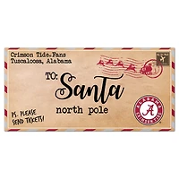 Alabama Crimson Tide 6'' x 12'' Letter to Santa Sign