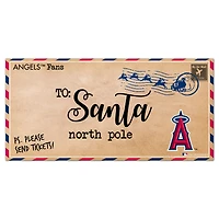 Los Angeles Angels 6'' x 12'' Letter to Santa Sign