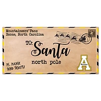 Appalachian State Mountaineers 6'' x 12'' Letter to Santa Sign