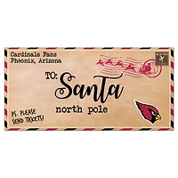 Arizona Cardinals 6'' x 12'' Letter to Santa Sign