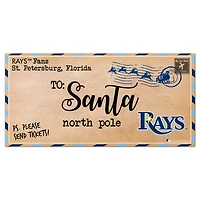 Tampa Bay Rays 6'' x 12'' Letter to Santa Sign