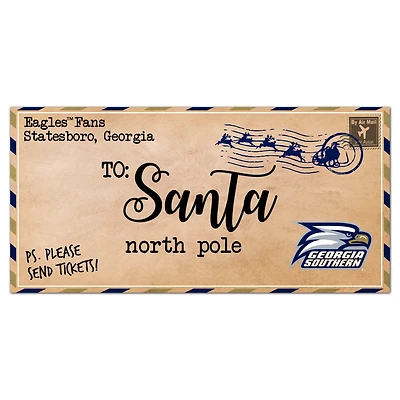 Georgia Southern Eagles 6'' x 12'' Letter to Santa Sign