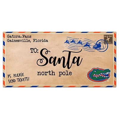 Florida Gators 6'' x 12'' Letter to Santa Sign