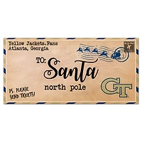 Georgia Tech Yellow Jackets 6'' x 12'' Letter to Santa Sign