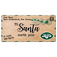 New York Jets 6'' x 12'' Letter to Santa Sign