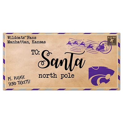 Kansas State Wildcats 6'' x 12'' Letter to Santa Sign