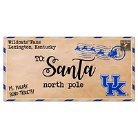 Kentucky Wildcats 6'' x 12'' Letter to Santa Sign