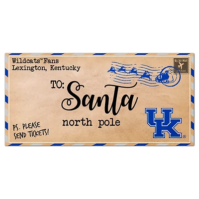 Kentucky Wildcats 6'' x 12'' Letter to Santa Sign