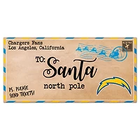 Los Angeles Chargers 6'' x 12'' Letter to Santa Sign