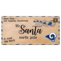 Los Angeles Rams 6'' x 12'' Letter to Santa Sign
