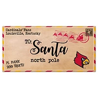 Louisville Cardinals 6'' x 12'' Letter to Santa Sign