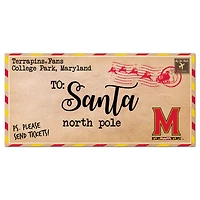 Maryland Terrapins 6'' x 12'' Letter to Santa Sign